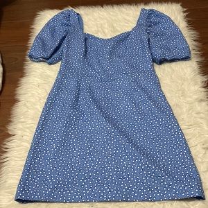 French Connection Chalk Blue MLT Dress
